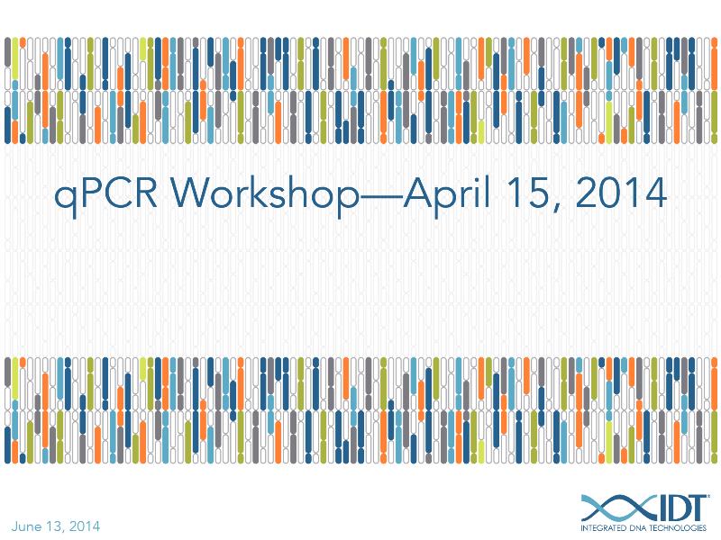 qPCRworkshopApril152014